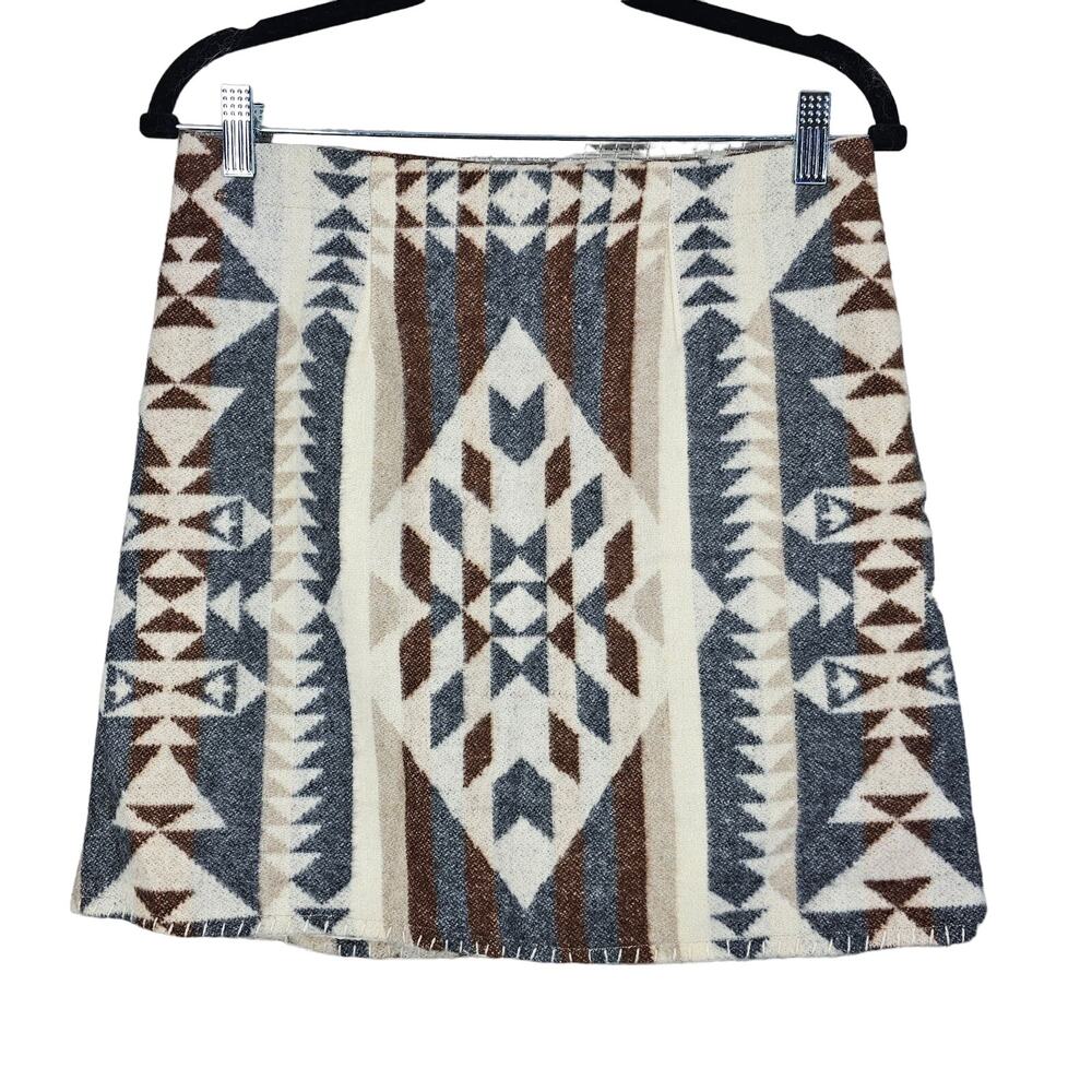 Handmade Wrap Mini Skirt Bohemian Boho Aztec South Western Equestrian Baja